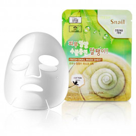 Тканевая маска 3W CLINIC с муцином улитки Fresh Mask Sheet Snail Mucus 23 мл