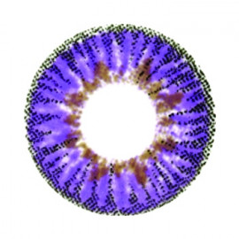Цветные линзы HERA Elegance Violet на 3мес. от 0 до -8дптр (2шт)