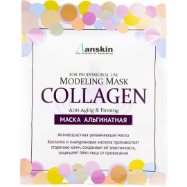 Маска для лица ANSKIN альгинатная с коллагеном укрепляющая Collagen 25гр