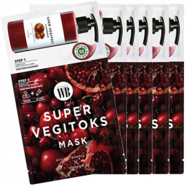 Маска тканевая WONDER BATH Super Vegitoks Mask Pack-Red 25 мл