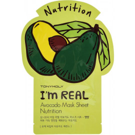 Тканевая маска Tony Moly с экстрактом авокадо I'm Avocado Mask Sheet 21 мл