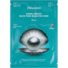 Трехшаговая маска Jmsolution с жемчугом Marine LUMINOUS BLACK PEARL BALANCING MASK PEARL