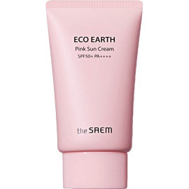 Крем для лица The SAEM солнцезащитный Eco Earth Pink Sun Cream 50 гр