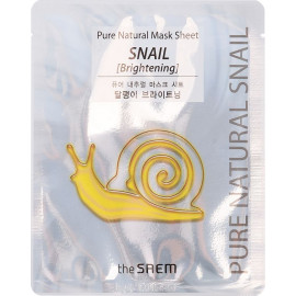 Тканевая маска The SAEM улиточная сияние Pure Natural Mask Sheet Snail Brightening 20 мл