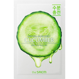 Тканевая маска The SAEM с экстрактом огурца  Natural Cucumber Mask Sheet 21 мл