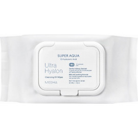 Салфетки для лица MISSHA Super Aqua Ultra Hyaluron Oil In Tissue 30 шт в рассрочку по Халве
