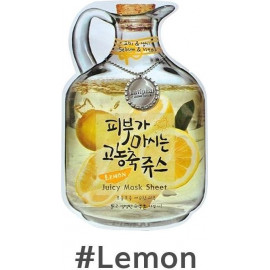 Тканевая маска Baviphat фруктовая Lemon Juicy Mask Sheet sebum & Vital 23 гр