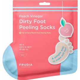 Маска-носочки Frudia для педикюра с ароматом персика Peach Foot Peeling Mask
