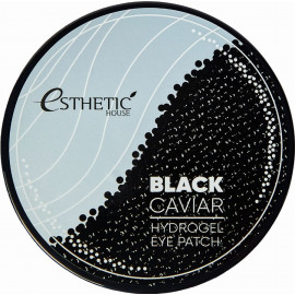 Гидрогелевые патчи для глаз Esthetic House ЧЕРНАЯ ИКРА Black Caviar Hydrogel Eye Patch 60 шт