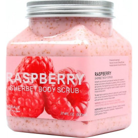 Скраб для тела Wokali Raspberry Sherbet Body Scrub с малиной 500 мл