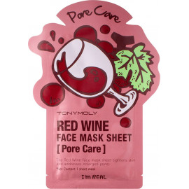 Тканевая маска Tony Moly с экстрактом красного вина Tonymoly I`m Red Wine Mask Sheet Pore Care