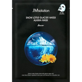 Маска тканевая JMsolution Snow Lotus Glacier Water Alaska Mask Snow 30 мл