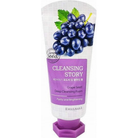 Пенка для умывания Welcos омолаживающая Cleansing Story Foam Cleansing Grape Seed 120гр