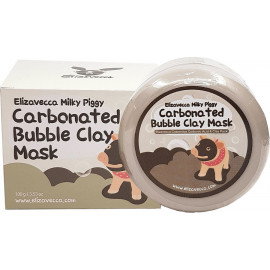 Маска для лица Elizavecca Carbonated Bubble Clay Mask ПУЗЫРЬКОВАЯ очищающая с глиной 100 мл купить