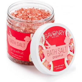 Соль для ванн SAVONRY GRAPEFRUIT эфирное масло грейпфрута 600 гр, РФ