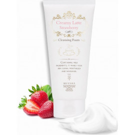 Пенка для умывания Missha Creamy Latte Strawberry Cleansing Foam 172мл