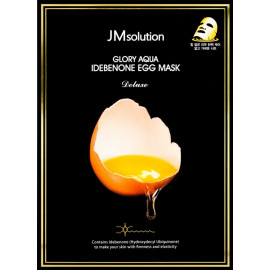 Маска осветляющая яичная с идебеноном JMsolution Glory Aqua Idebenone Egg Mask Deluxe 30 мл