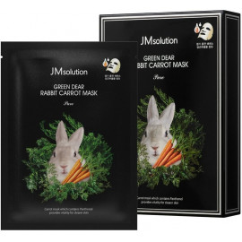 Тканевая маска JMsolution с экстрактом моркови Green Dear Rabbit Carrot Mask Pure 35 мл