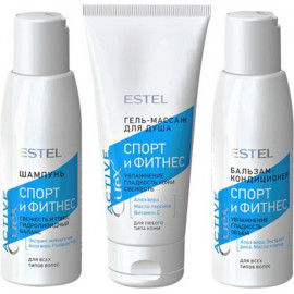 Набор ESTEL  Curex Active (Шампунь для волос (100 мл), бальзам для волос (100 мл), гель-массаж для душа (100 мл))
