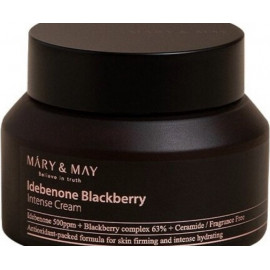 Антиоксидантный крем Mary & May Idebenone+Blackberry Complex Intense Cream 70 гр