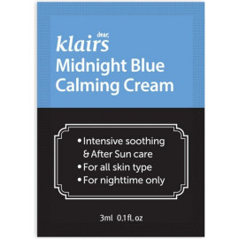 ПРОБНИК Глубокоувлажняющий ночной крем Dear Klairs Midnight blue calming cream 3 мл
