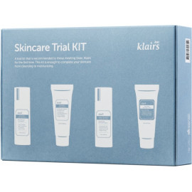 Набор для ухода за кожей лица Dear Klairs очищение и увлажнение Skincare trial kit 4 предмета