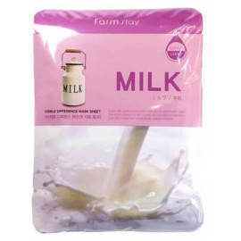 Тканевая маска для лица FarmStay с молочными протеинами 23мл