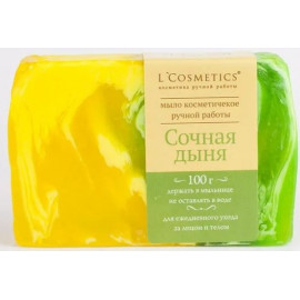 Мыло косметическое L'Cosmetics ручной работы Сочная Дыня Juicy Melon 100 гр