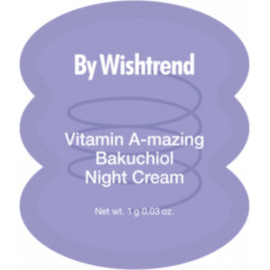 ПРОБНИК Крем для лица ночной By Wishtrend ретинол и бакучиол Vitamin A-mazing bakuchiol night cream 1 гр