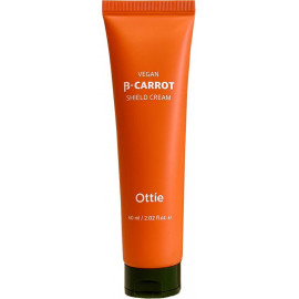 Укрепляющий крем Ottie на основе гидролата органической моркови Vegan Beta-Carrot Shield Cream 60 мл