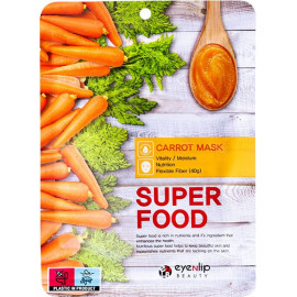 Тканевая маска Eyenlip с экстрактом моркови Super Food Mask Carrot