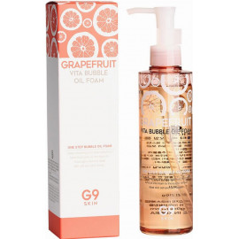 Масло-пенка G9 Skin с экстрактом грейпфрута Grapefruit Vita Bubble Oil Foam 210 гр