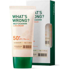 Солнцезащитный крем Frudia для чувствительной кожи SPF50+ PA++++ What’s Wrong Help Cicaderm Sun Cream 50 гр
