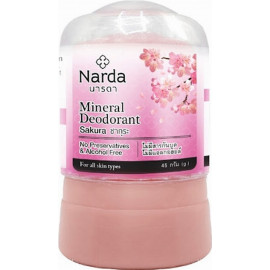 Кристаллический дезодорант Narda Сакура Mineral deodorant Sakura 45 гр
