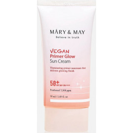 Крем-праймер cолнцезащитный Mary & May Vegan Primer Glow Sun Cream SPF50+ PA++++ 50 мл