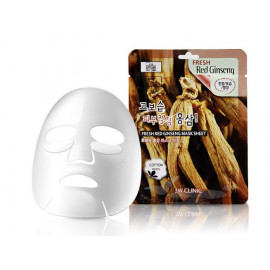 Тканевая маска для лица КРАСНЫЙ ЖЕНЬШЕНЬ 3W CLINIC Fresh Red Ginseng Mask Sheet
