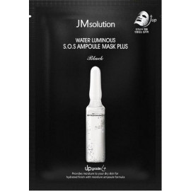 Восстанавливающая маска для лица JMsolution Water Luminous S.O.S Ampoule Mask Plus Black 30 мл