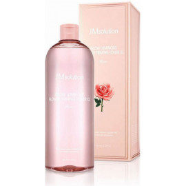 Укрепляющий тоник для лица с экстрактом розы JMsolution Glow Luminous Flower Firming Toner XL Rose 600 мл