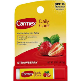 Бальзам для губ Carmex клубника SPF 15 в стике strawberry 4,25 гр