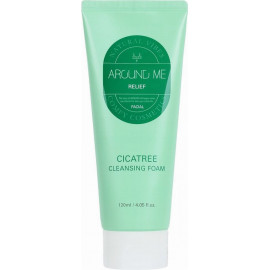 Успокаивающая пенка Welcos для умывания Around Me Relief Cicatree Cleansing Foam 120мл