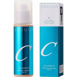 Увлажняющий тональный крем ENOUGH Collagen 3X Moisture Foundation SPF15 тон 13 (Светло-бежевый) 100 мл