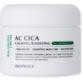 Успокаивающий крем Deoproce с центеллой AC CICA CALMING BOOSTING BALANCING CREAM 50гр