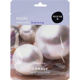 Маска тканевая для лица Consly с экстрактом жемчуга Pearl 25мл