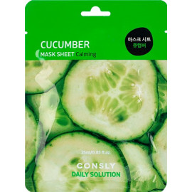 Маска тканевая для лица Consly с экстрактом огурца Cucumber 25мл