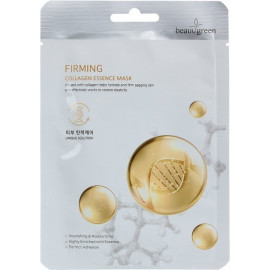 Маска на тканевой основе BeauuGreen  Premium Collagen Essence mask 23g