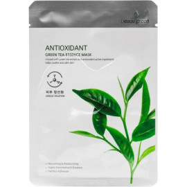 Тканевая маска  BeauuGreen  Premium Green tea Essence mask 23g