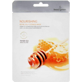 Тканевая маска BeauuGreen  Premium Royal Jelly Essence mask 23g