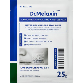 Маска тканевая Dr.MELAXIN для лица с аква-ионной плазмой Aqua Ion Plasma Water Gel Mask 25g