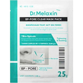 Маска тканевая для лица Dr.MELAXIN с биоспикулами для ухода за порами BP Pore Clear Facial Mask 25 гр