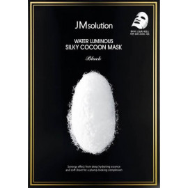 Тканевая маска JMsolution для упругости с протеинами шелка Water Luminous Silky Cocoon Mask Black 35 мл